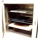 乾熱処理ができる機械で温度140℃×3分の処理